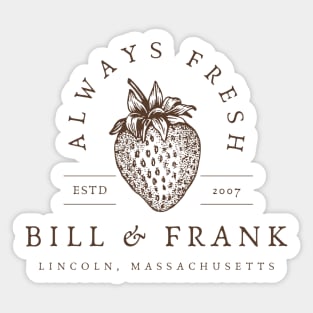 Bill & Frank's Strawberry from The Last of Us Sticker